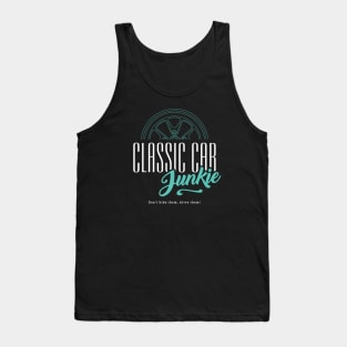 Classic Car Junkie - Vintage car fan Petrol Head Tank Top